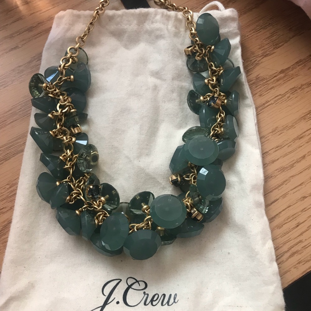 Brand new Seafoam green J.Crew necklace
